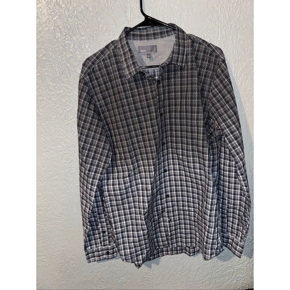 Vince Men Ombré button up
